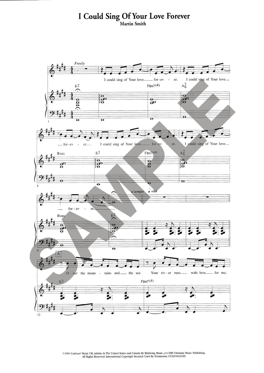 I Could Sing of Your Love Forever (Download)