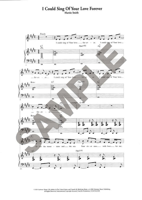 I Could Sing of Your Love Forever (Download)