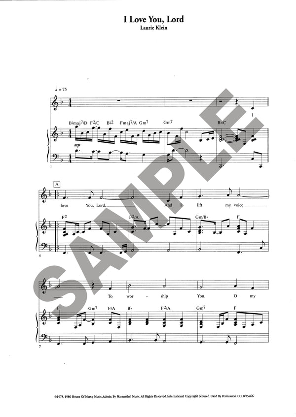 I Love You Lord, Top 25 Edition (Download)