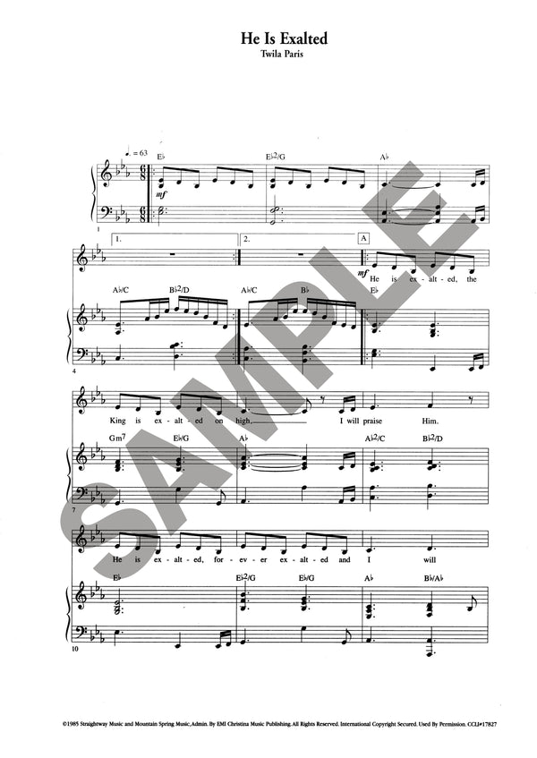 He Is Exalted, Top 25 Edition (Download)