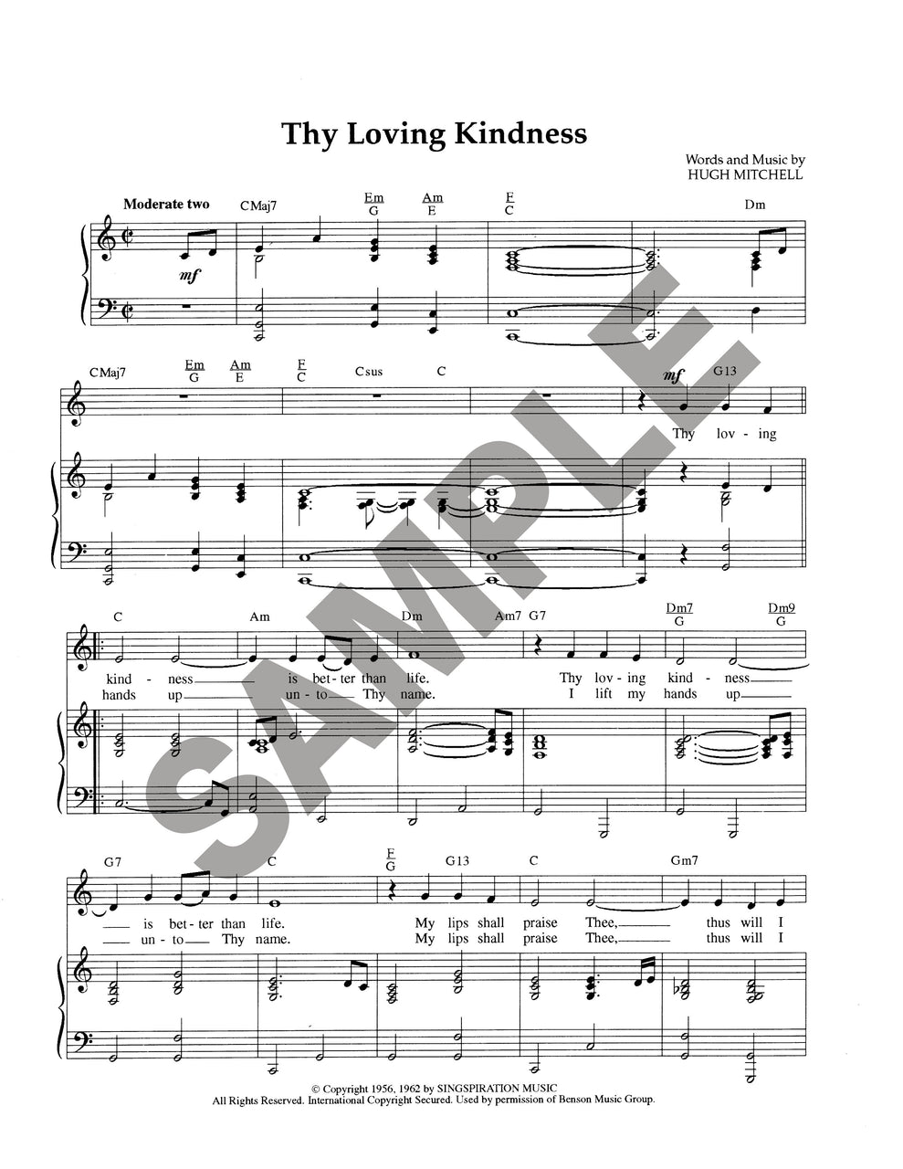 Thy Loving Kindness (Download)