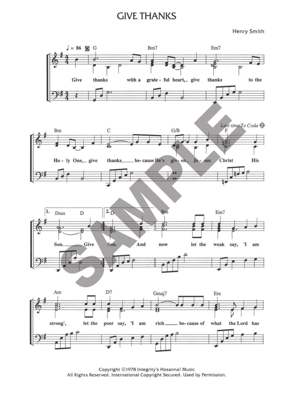 Give Thanks (Download)