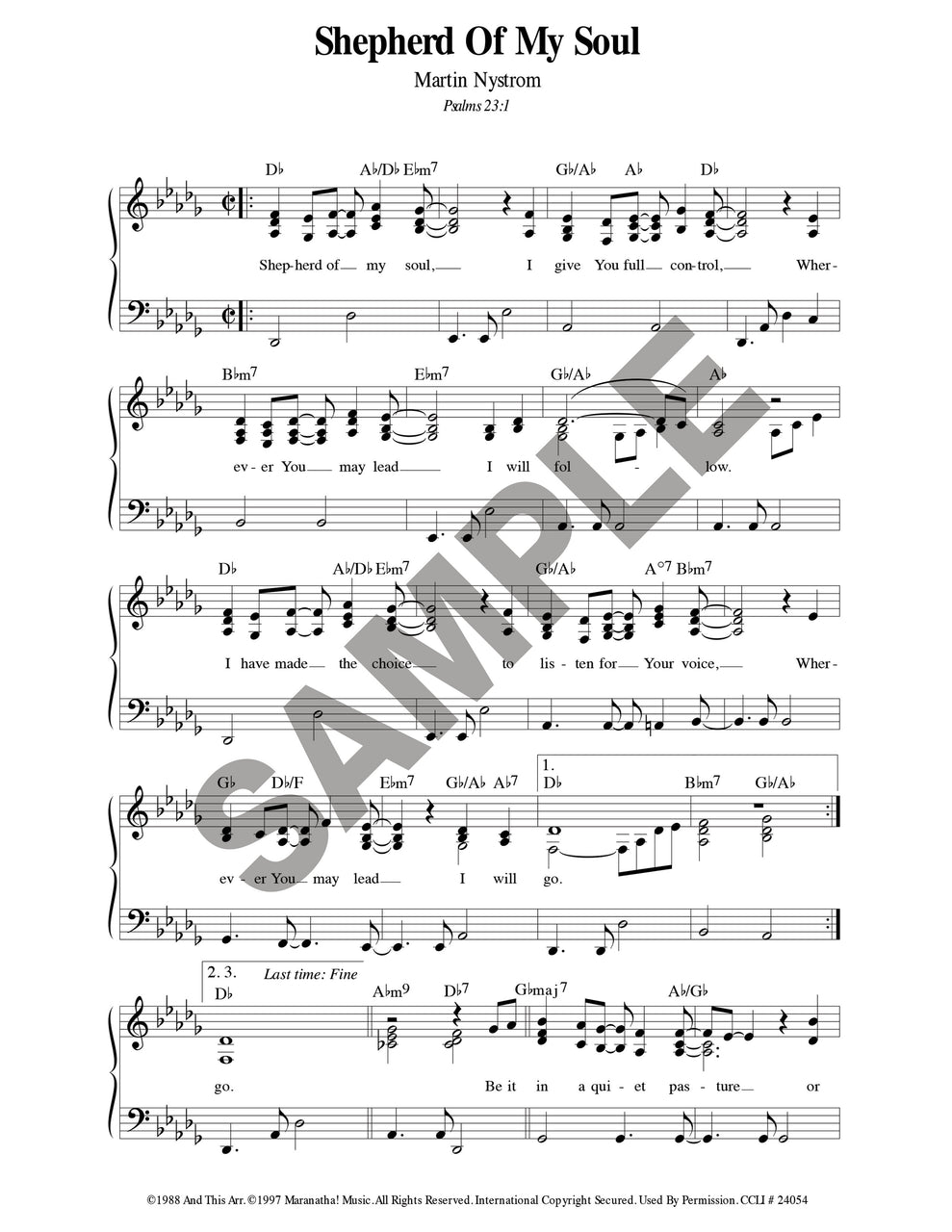 Shepherd of My Soul (Download)
