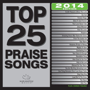 Top 25 Praise Songs 2014