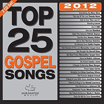 Top 25 Gospel Songs 2012