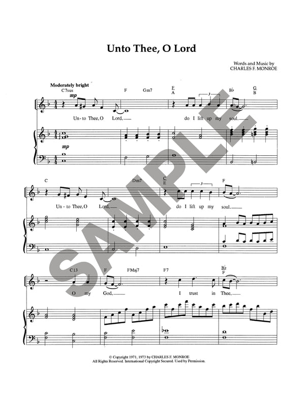 Unto Thee, O Lord (Download)