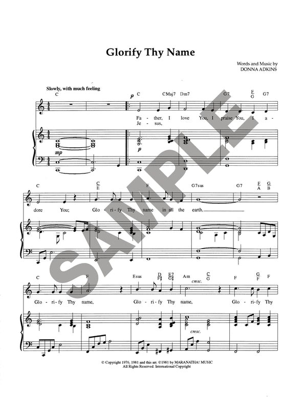 Glorify Thy Name (Download)