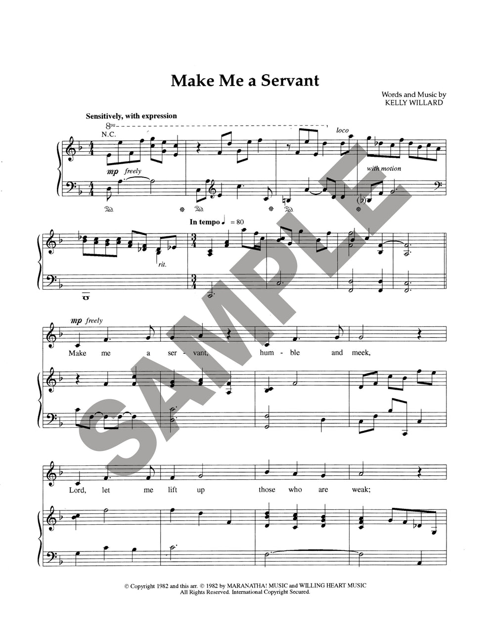 Make Me A Servant, Praise Classics Edition (Download)