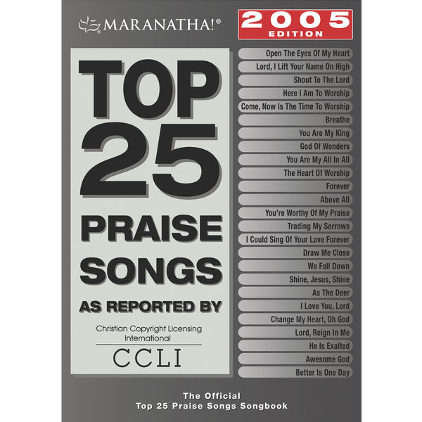 Top 25 Praise Songs 2005 Songbook