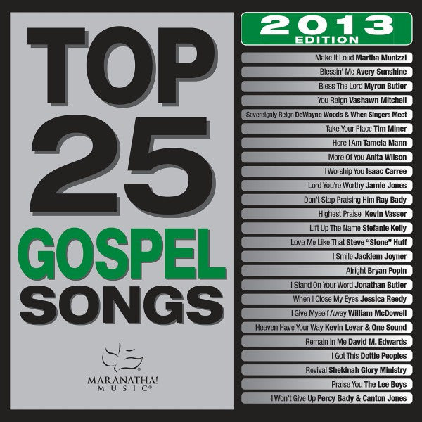 Top 25 Gospel Songs 2013